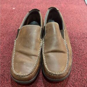 Men's Brown Leather Loafers